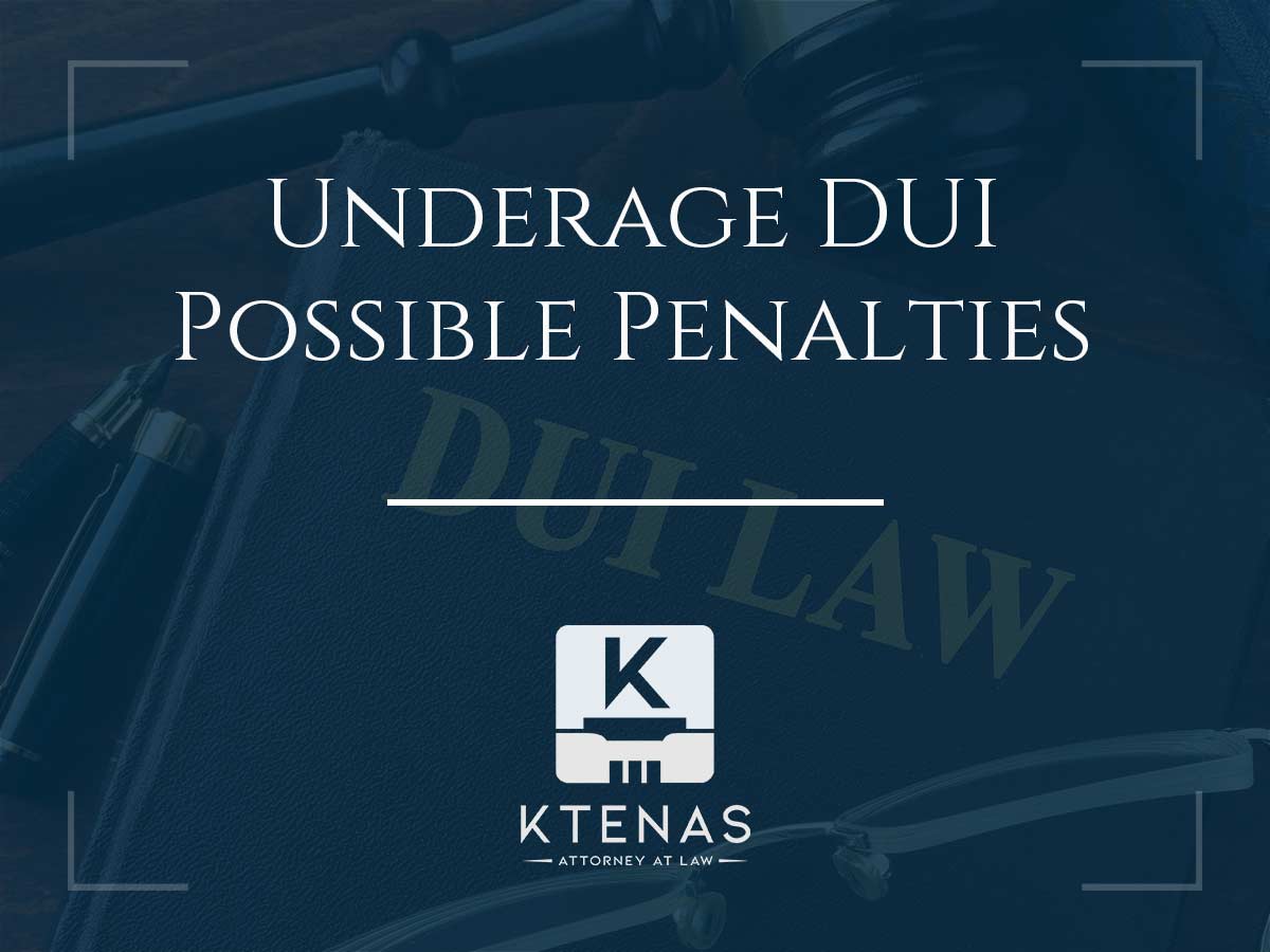 Underage DUI possible penalties
